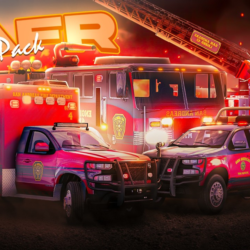 San Andreas Fire Rescue Vehicles pack | LoreFriendly | Fivem