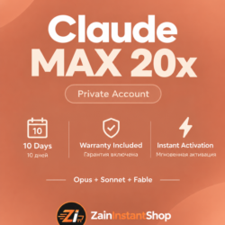 Claude Max 20x Private-Like | 10 дней | Гарантия включена