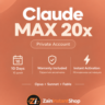 Claude Max 20x Private-Like | 10 дней | Гарантия включена