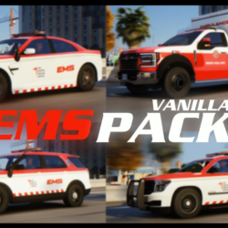 HV EMS Vanilla Pack | Lore Friendly | Los Santos EMS Pack | Fivem Cars