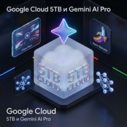 Google Cloud 5TB   Gemini AI Pro (6 Месяцев) ✦ Nano Banana ✦ AntiGravity ✦ Flow