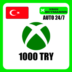 XBOX LIVE 1000 TRY ТУРЦИЯ КАРТА ПОПОЛНЕНИЯ АВТО 24/7