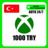 XBOX LIVE 1000 TRY ТУРЦИЯ КАРТА ПОПОЛНЕНИЯ АВТО 24/7