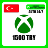 XBOX LIVE 1500 TRY ТУРЦИЯ КАРТА ПОПОЛНЕНИЯ АВТО 24/7