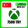 XBOX LIVE 7500 TRY ТУРЦИЯ КАРТА ПОПОЛНЕНИЯ АВТО 24/7