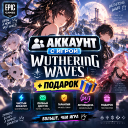 👥Аккаунт с игрой Epic🎮Wuthering Waves🎮 Подарок🎁