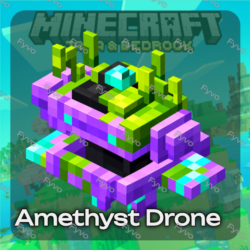 ПРОМОКОД Amethyst Drone — JAVA & BEDROCK | MINECRAFT | СКИН / ПРЕДМЕТ