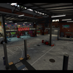 GTA V Interior: Benny&acute;s Gabz Open Source Editable