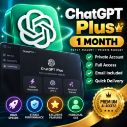 ChatGPT Plus | 1 Месяц | Личный Аккаунт | Полный Доступ | Быстрая Выдача