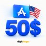50 USD - Код пополнения баланса Apple App Store США | АВТОВЫДАЧА