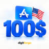 100 USD - Код пополнения баланса Apple App Store США | АВТОВЫДАЧА