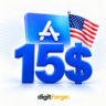 15 USD - Код пополнения баланса Apple App Store США | АВТОВЫДАЧА