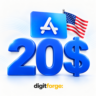 20 USD - Код пополнения баланса Apple App Store США | АВТОВЫДАЧА