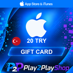 ПОДАРОЧНАЯ КАРТА APPLE ITUNES 20 TRY (ТУРЦИЯ)