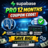 Supabase Pro 12 Месяцев Официальный Купон | PostgreSQL Database