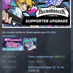 Rift of the NecroDancer: Supporter Upgrade DLC АВТОДОСТАВКА STEAM РОССИЯ