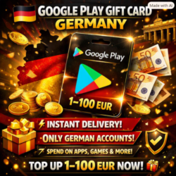 Google Play Подарочная карта Германия | 1–100 EUR |   Мгновенная доставка