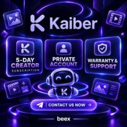 Kaiber.ai — тариф Creator — | Личный аккаунт (АВТОДОСТАВКА)