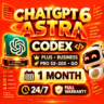 [24/7] CHATGPT   GPT-6 ASTRA   CODEX | PLUS | BUSINESS | PRO 5X / 20X | GO | ГАРАНТИЯ