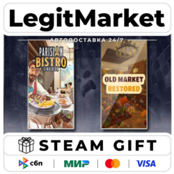 Parisian Bistro Simulator & Old Market Restored / Steam АВТО / РУ   МИР