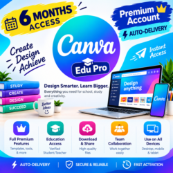 Canva Education Pro 6 месяцев | Премиум-аккаунт | автоматическая доставка