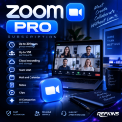 ПОДПИСКА ZOOM PRO WORKPLACE ГАРАНТИЯ НА ВЕСЬ СРОК (от 7 дней 1 года)