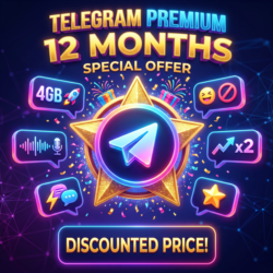 Ссылка на активацию Telegram Premium на 12 месяцев