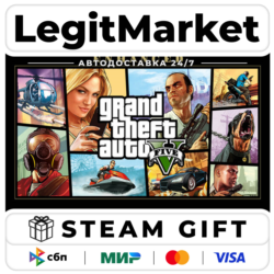 Grand Theft Auto V Enhanced & Great White Shark Card / Steam АВТО / РУ   МИР