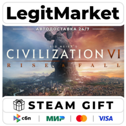 DLC Sid Meier&acute;s Civilization VI: Rise and Fall / Steam АВТО / РУ   МИР
