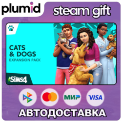 DLC The Sims 4 Cats & Dogs Steam Gift / Россия   МИР / АВТО