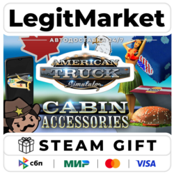 DLC American Truck Simulator - Cabin Accessories / Steam АВТО / РУ   МИР