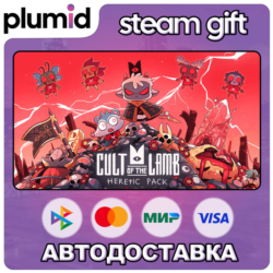 DLC Cult of the Lamb: Heretic Pack Steam Gift / Россия   МИР / АВТО