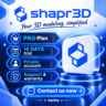 Shapr3D PRO — пробная подписка на 14 ДНЕЙ | ЛИЧНЫЙ АККАУНТ [АВТОВЫДАЧА]