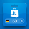 PlayStation Network EUR 60 Gift Card DE