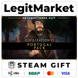 DLC Sid Meier&acute;s Civilization VI: Portugal Pack / Steam АВТО / РУ   МИР
