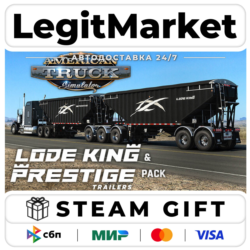 DLC American Truck Simulator - Lode King & Prestige Trailers  / Steam АВТО / РУ   МИР