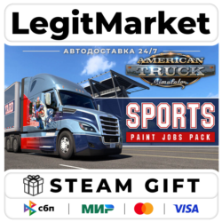 DLC American Truck Simulator - Sport Paintjobs DLC Pack / Steam АВТО / РУ   МИР