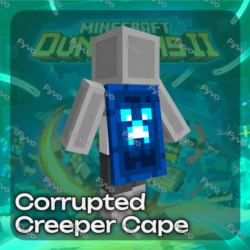 ПРОМОКОД【Corrupted Creeper Cape】— DUNGEONS II | MINECRAFT | СКИН / ПРЕДМЕТ