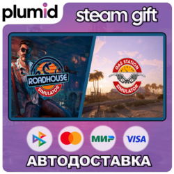 Roadhouse Simulator x Gas Station Simulator Steam Gift / Россия   МИР / АВТО