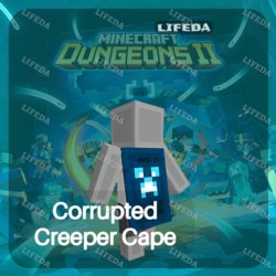 MINECRAFT DUNGEONS II 【Corrupted Creeper Cape】 СКИН • ТВИЧ ДРОПЫ / ДРОПСЫ •GLOBAL КОД