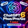 ChatGPT Plus / Go – 1 месяц | Мгновенная доставка 24/7 | Подписка