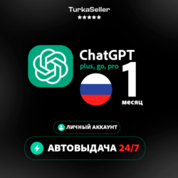 24/7 АВТО | ChatGPT 6.1 CODEX | 1 МЕС | GO/PLUS/PRO | Личный Аккаунт