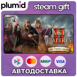 DLC Age of Empires II: DE - The Viking Sagas Steam Gift / Россия   МИР / АВТО
