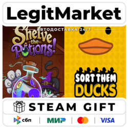 Shelve the Potions! X Sort Them Ducks / Steam АВТО / РУ   МИР