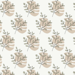 Бесшовные Эко Паттерны Листья SVG