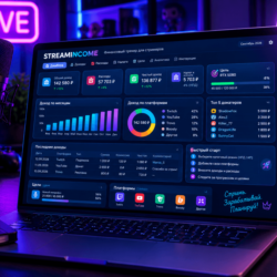 STREAMINCOME — финансовый трекер для стримеров (Excel   Google Sheets)