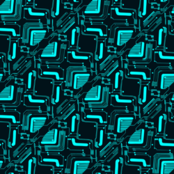 Киберпанк Технологичные Паттерны SVG