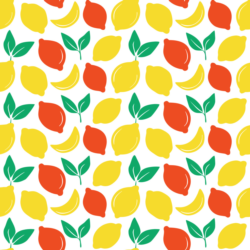 Средиземноморские Лимонные Паттерны SVG
