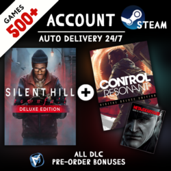 SILENT HILL: Townfall - Deluxe Edition   METAL GEAR SOLID 4   500 ИГР STEAM АККАУНТ