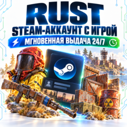 Rust (Раст) | Steam аккаунт с игрой | Моментальная выдача 24/7